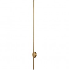 Απλίκα Τοίχου LED 12W 936lm 230V Λευκό Φως Ημέρας Χρυσαφί 955RIMINI1230CO